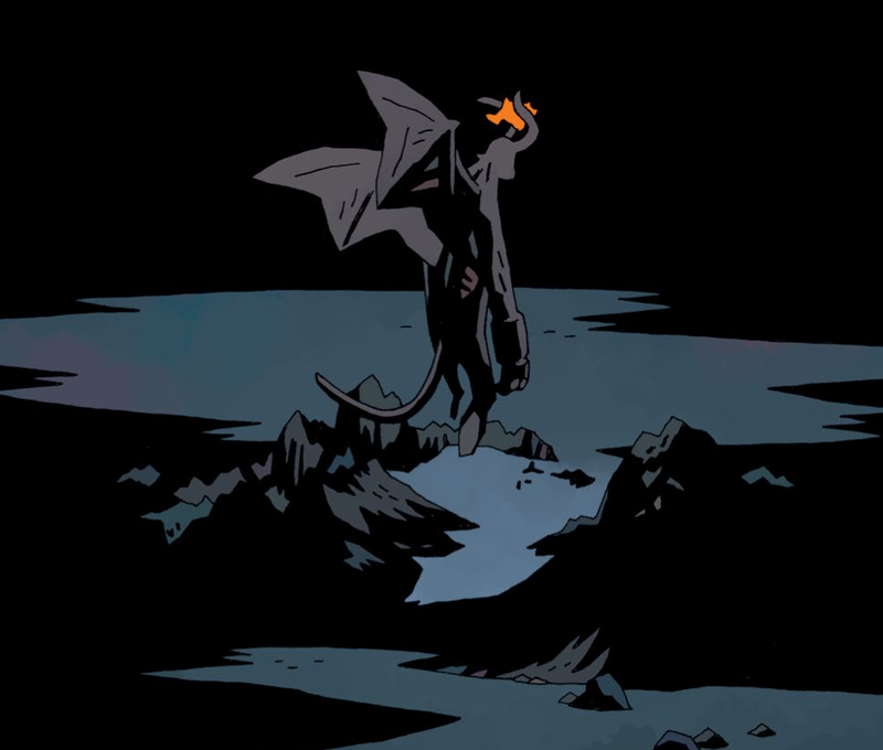 Illustration for article titled Mike Mignola puts his signature creation to rest in Hellboy In Hell #10